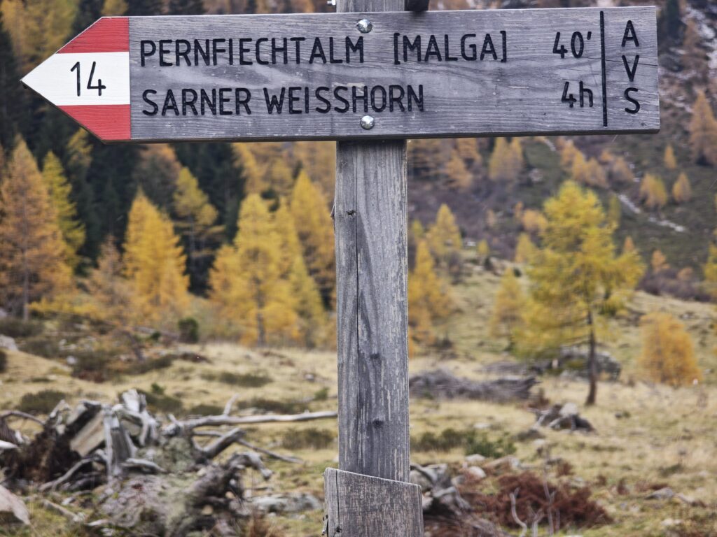 Jaufental wandern - hier findest du richtig viele Wanderwege