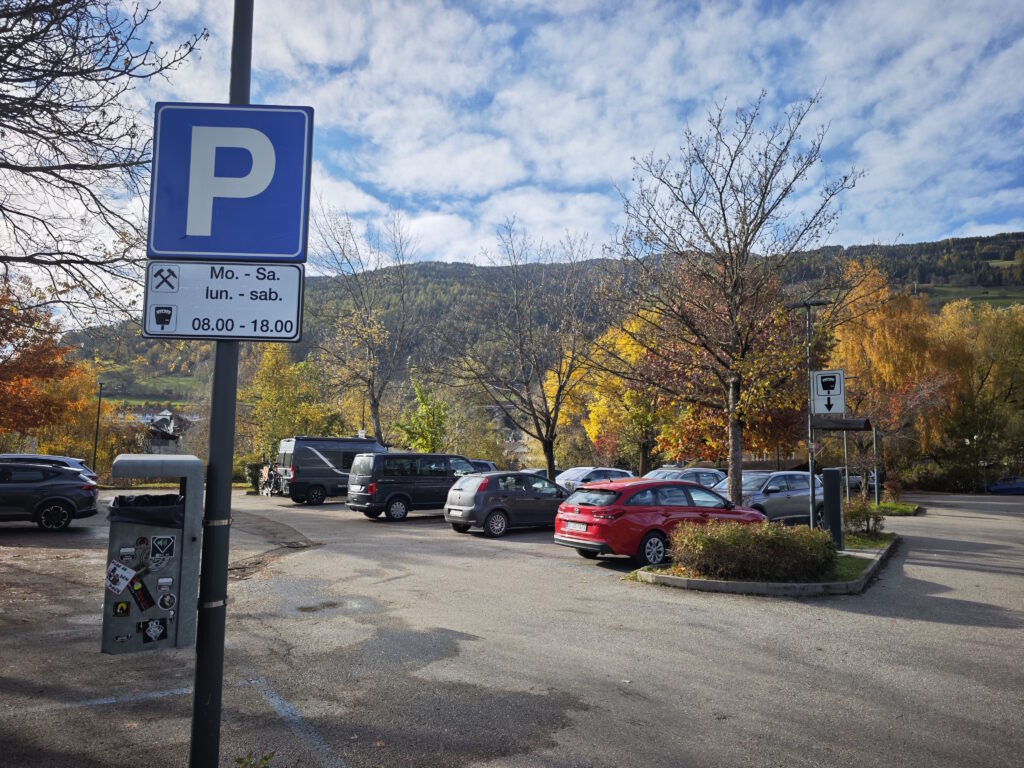 Parken Sterzing - am preiswerten Parkplatz nahe der Altstadt