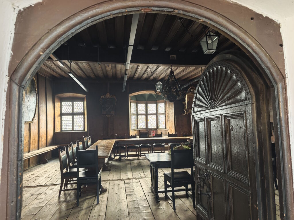 Der Rathaussaal im Rathaus Sterzing