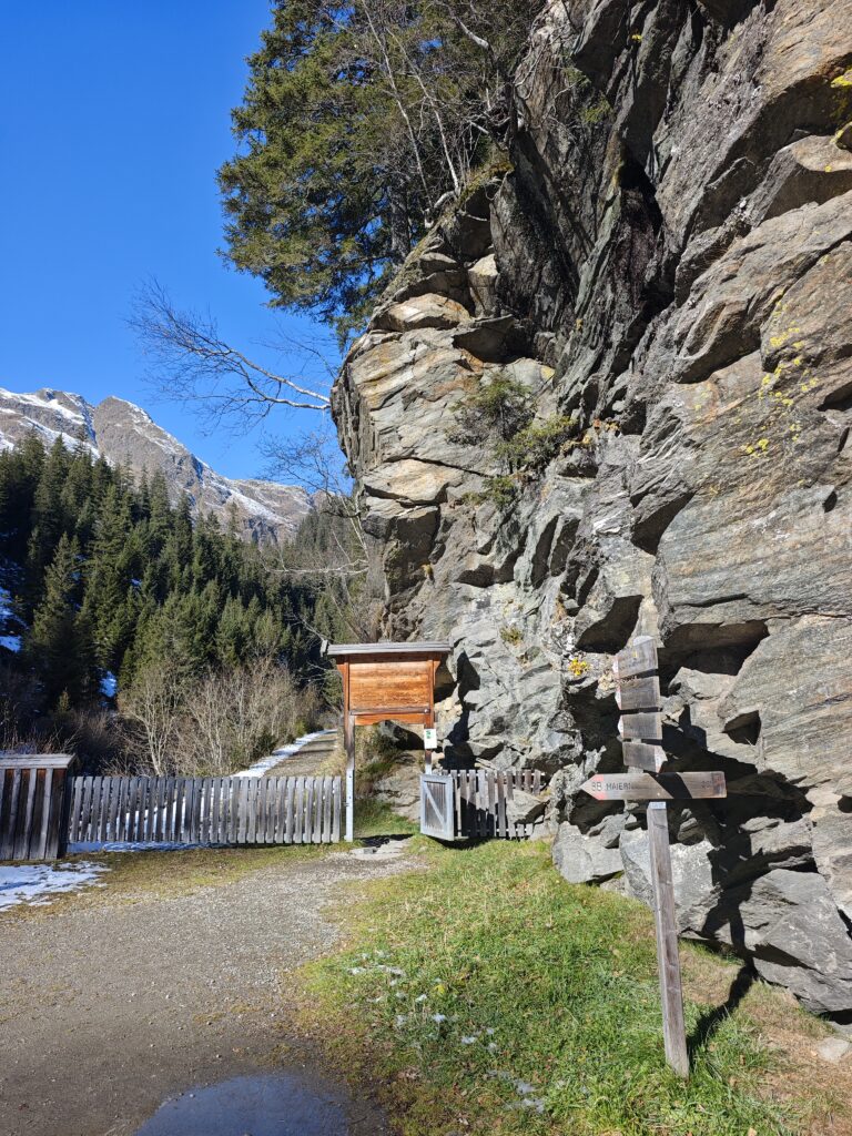 Eingang in die Burkhardklamm