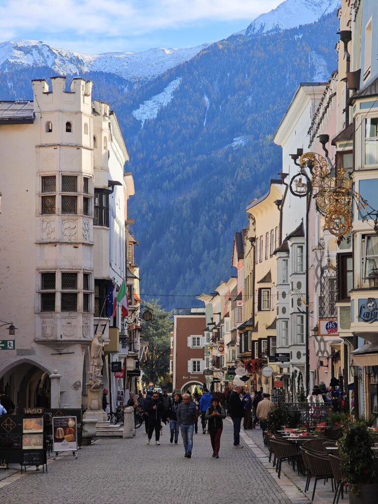 Città Vecchia di Sterzing - il municipio si trova sulla sinistra