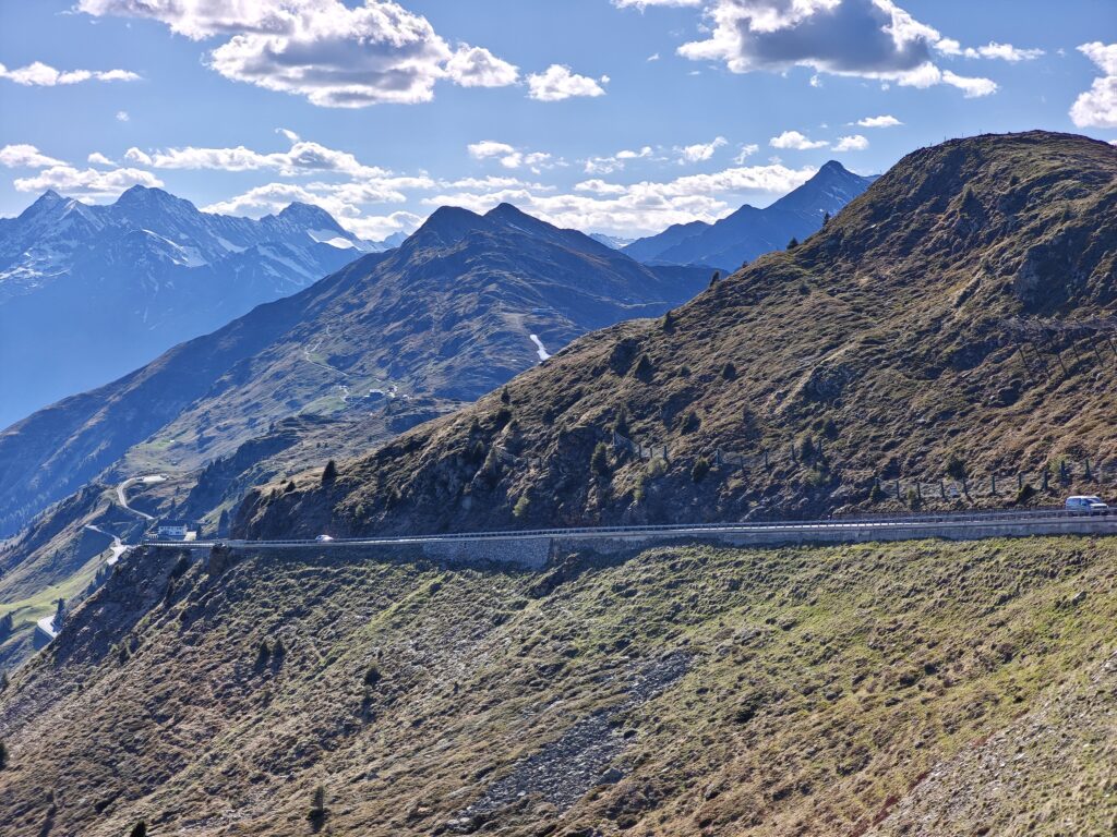 Jaufenpass Auffahrt aus dem Passeiertal