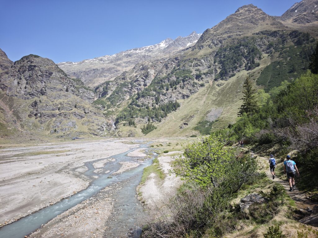 Der Aglsboden in den Stubaier Alpen nahe Sterzing